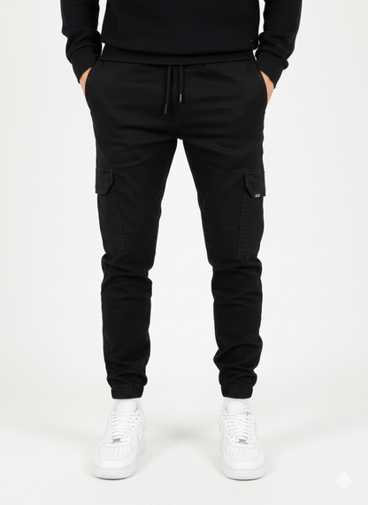 Pantalon Jogger Homme Sport Chic avec Ceinture Élastique et Poches Côtelées - PanierRoyale