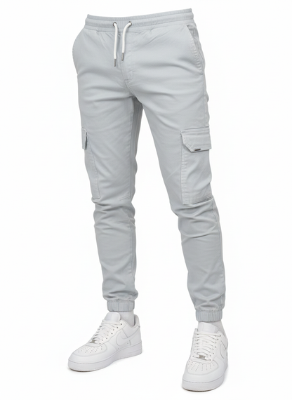 Pantalon Jogger Homme Sport Chic avec Ceinture Élastique et Poches Côtelées