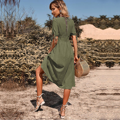 Robe Décontractée pour Femme - Idéale pour Week-end ou Loisirs