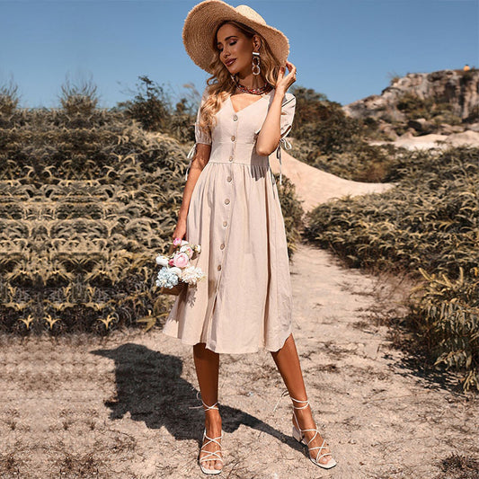 Robe Décontractée pour Femme - Idéale pour Week-end ou Loisirs - PanierRoyale