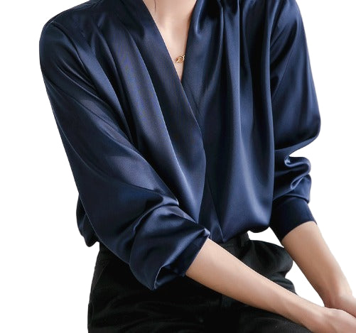 Blouse Soirée Élégante à Manches Bouffantes - PanierRoyale