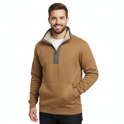 Pull Over Homme Fleece Doux et Chaud
