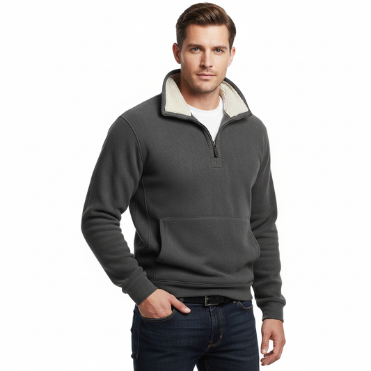Pull Over Homme Fleece Doux et Chaud - PanierRoyale