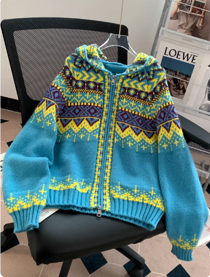 Pull à Capuche Femme Hiver Chic