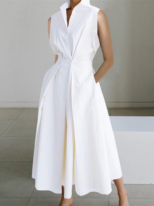 Robe Longue Femme Coton Biologique Élégante - PanierRoyale