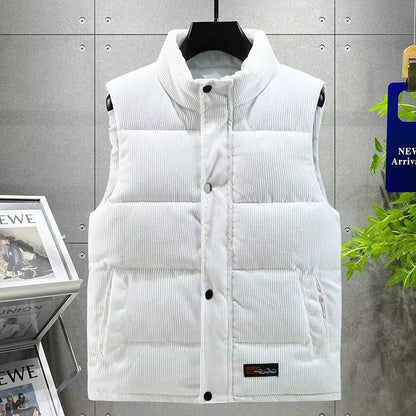 Gilet en velours texturé homme élégant