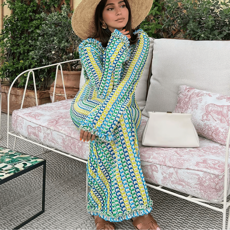 Robe de Plage Femme en Dentelle, Dos Nu et Jolie - PanierRoyale