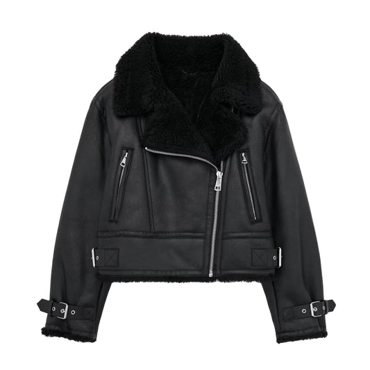 Manteau Court Femme Hiver Élégant - PanierRoyale