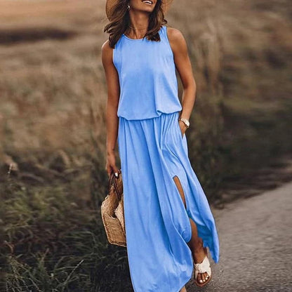 Robe Femme Longue Bohème Élégante - PanierRoyale
