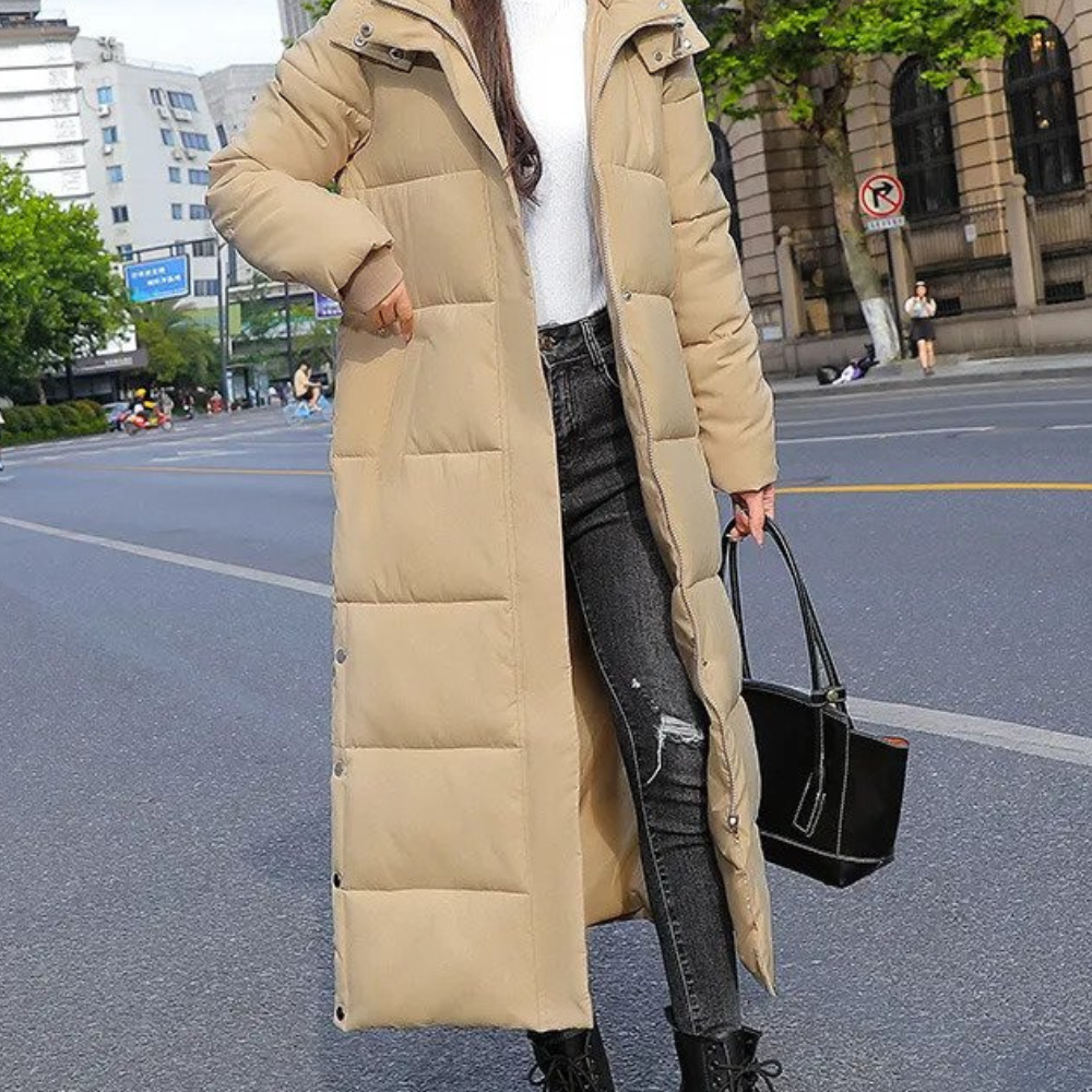 Manteau Femme Hiver Douillet et Étanche au Vent - BerlinGlamour