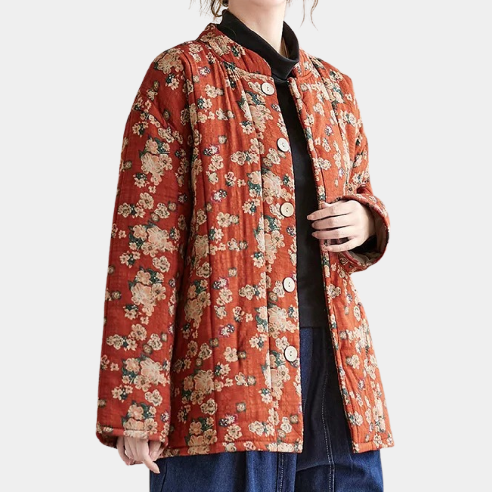 KATHERINE - Veste à Motifs Floraux pour Femmes