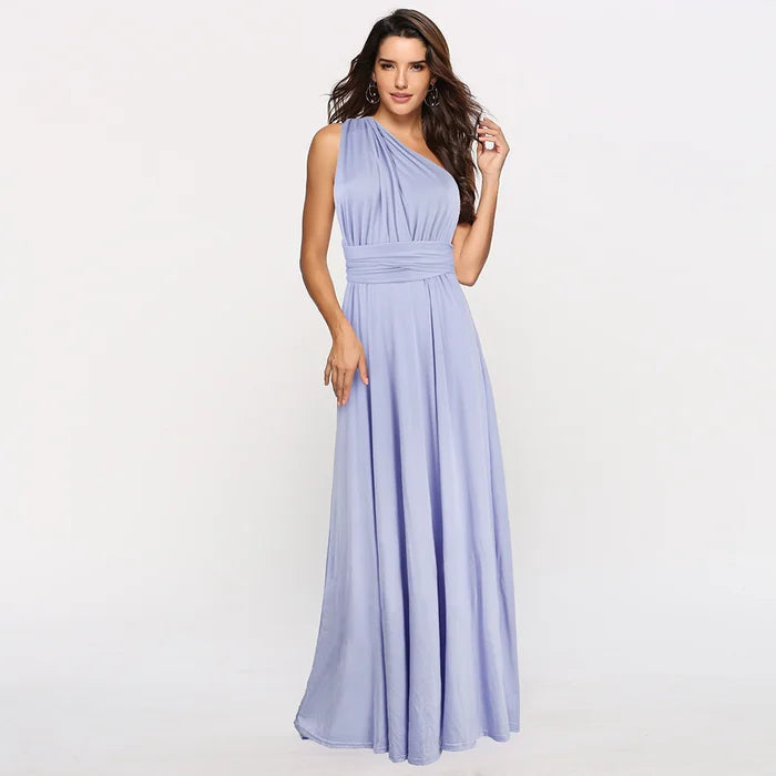 Megania™ – Robe Longue Femme Élégante avec Taille Élastique Confortable