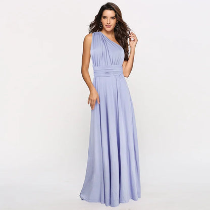 Megania™ – Robe Longue Femme Élégante avec Taille Élastique Confortable