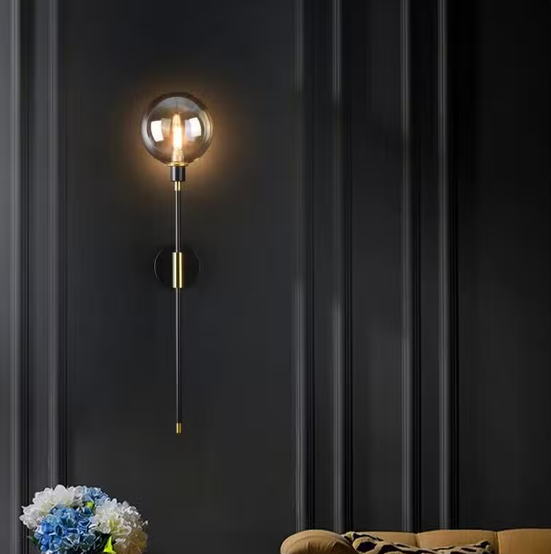 Meilora™ – Applique Murale LED Noire Moderne Vintage avec Éclairage Chaud