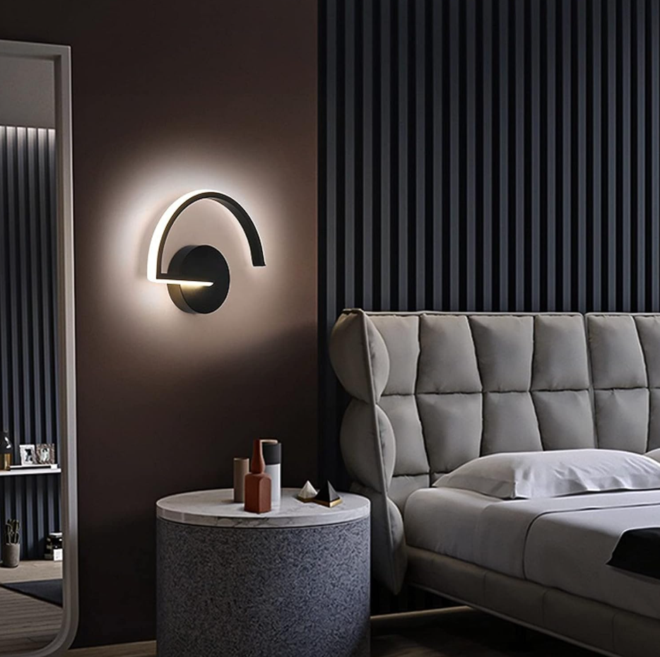 Meilux™ – Applique Murale LED Noire Moderne Vintage avec Lumière Chaude
