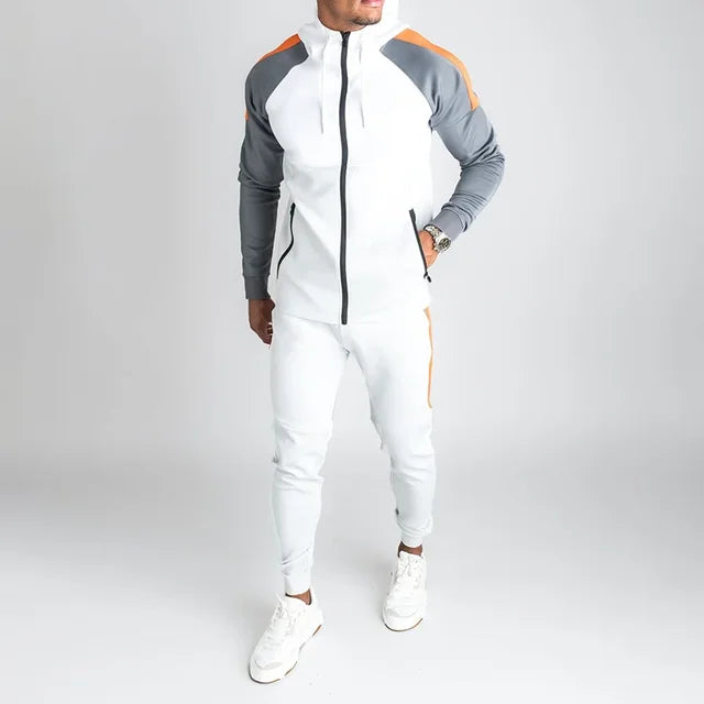 Survêtement Sport Homme Décontracté avec Veste Zippée - PanierRoyale