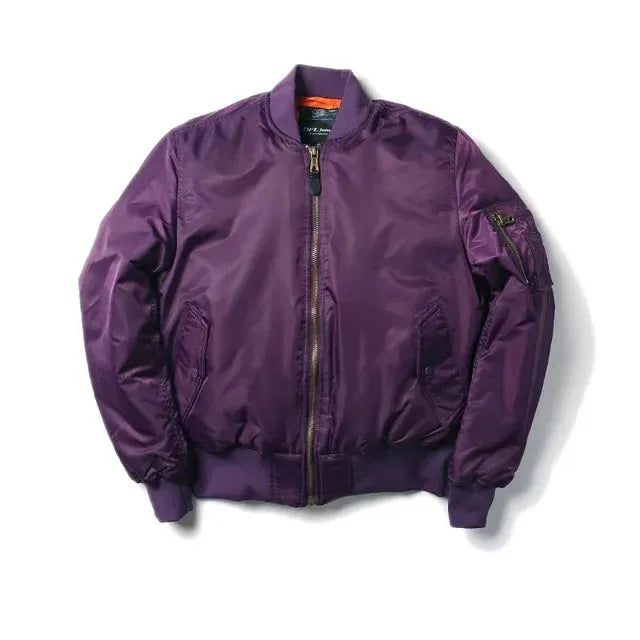 Blouson cuir aviateur épais et robuste pour homme