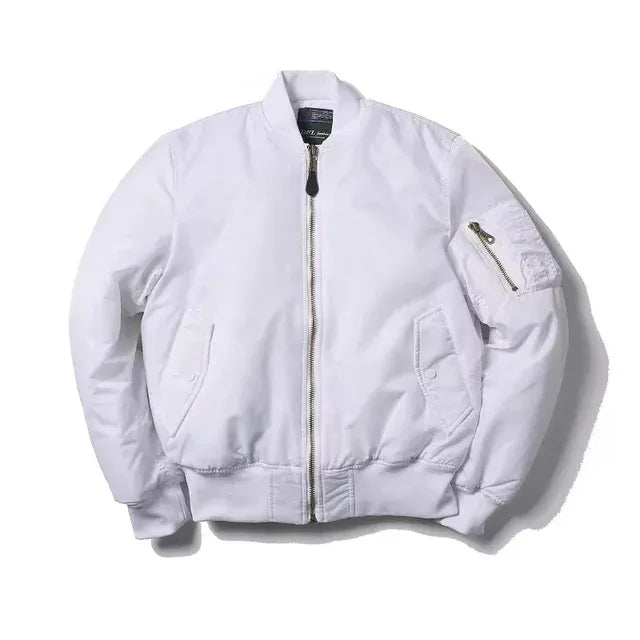 Blouson cuir aviateur épais et robuste pour homme