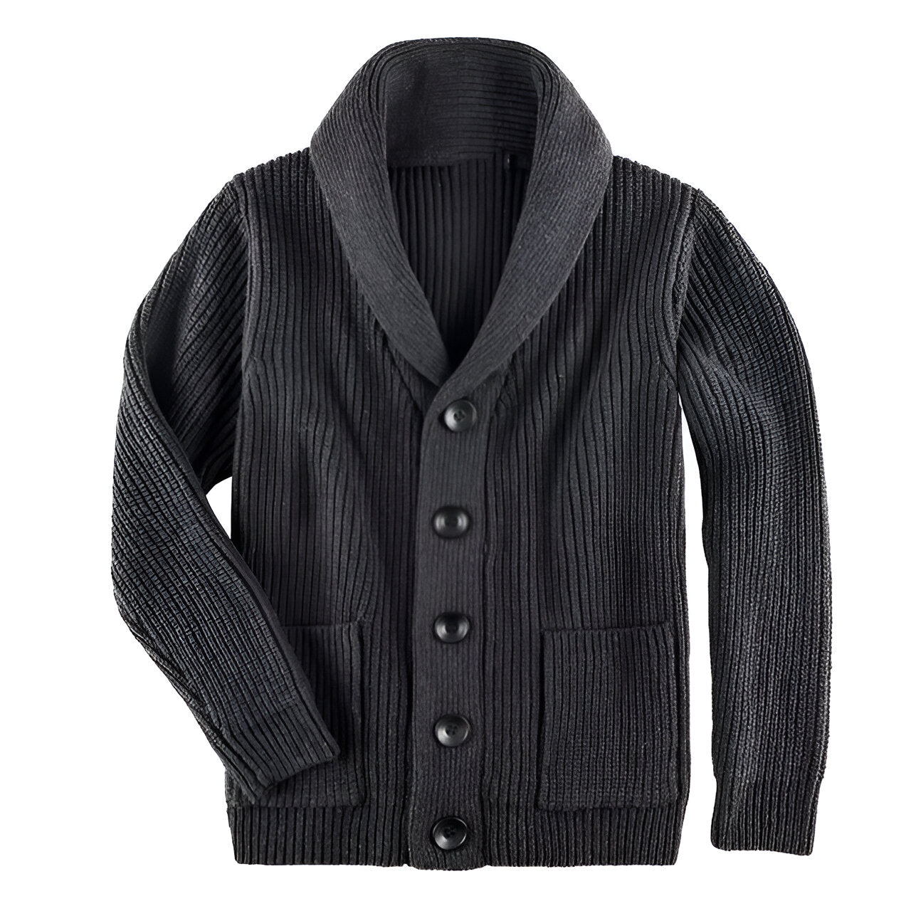 Cardigan Homme Col V en Laine Doux et Chaude - PanierRoyale