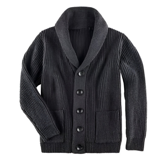 Cardigan Homme Col V en Laine Doux et Chaude - PanierRoyale
