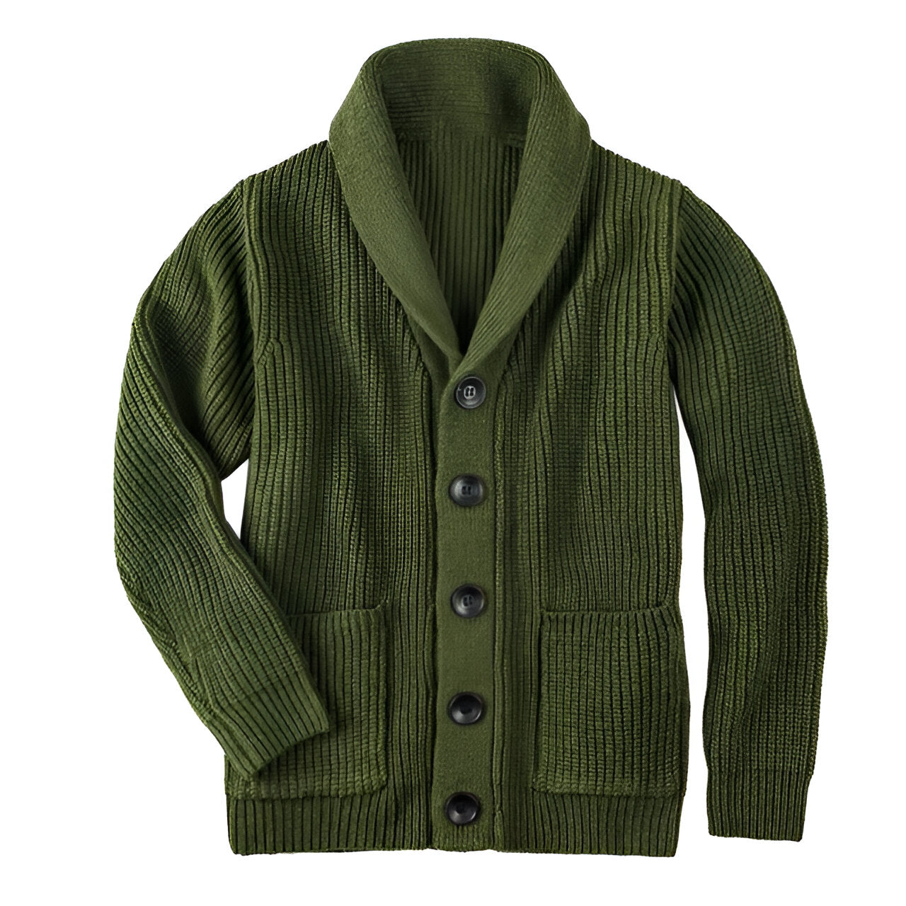 Cardigan Homme Col V en Laine Doux et Chaude
