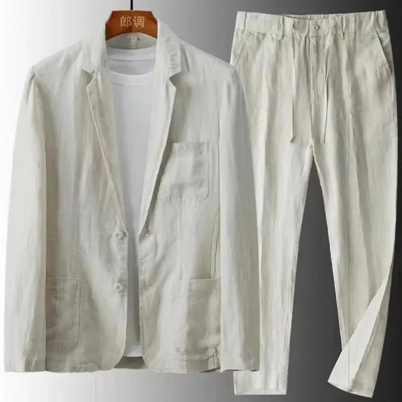 Costume Homme Été 2 Pièces Slim Fit Mariage