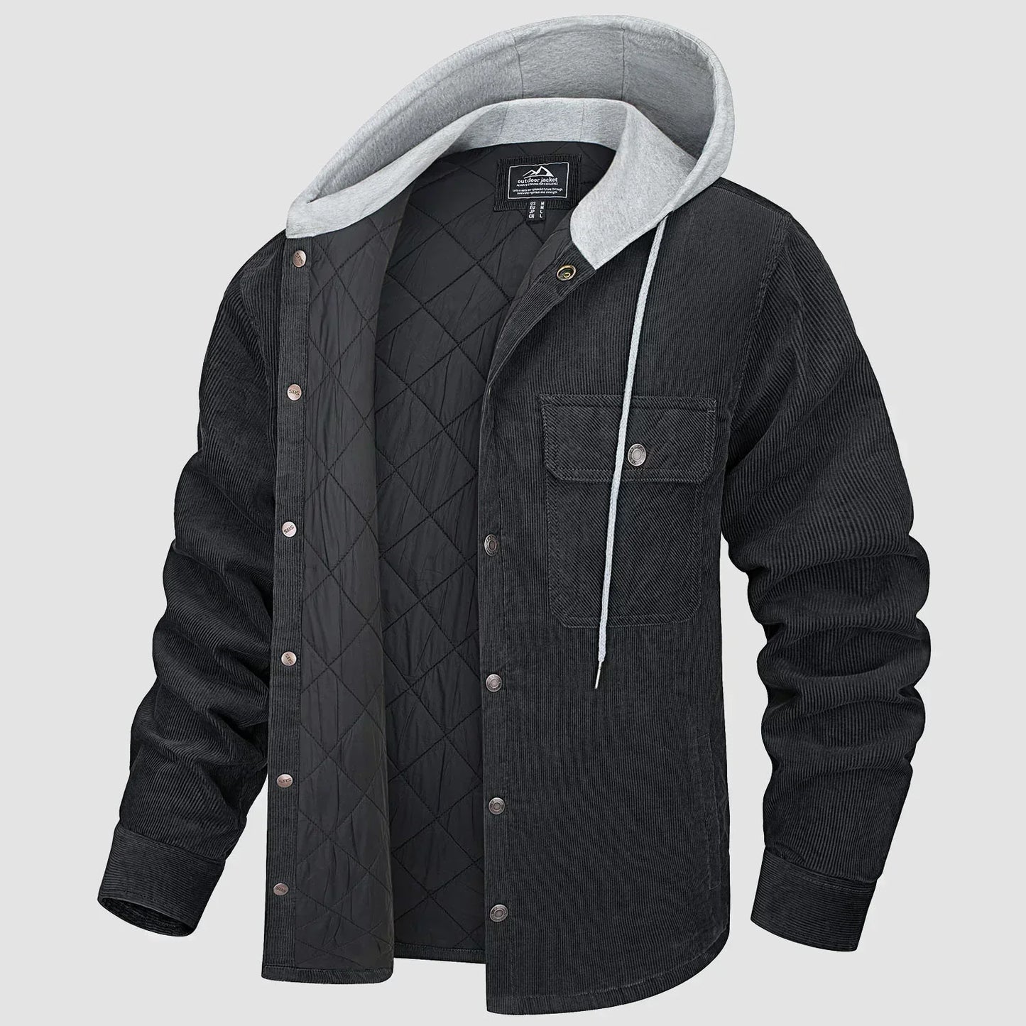 Veste Hiver Élégante Doublée et Chaude pour Homme