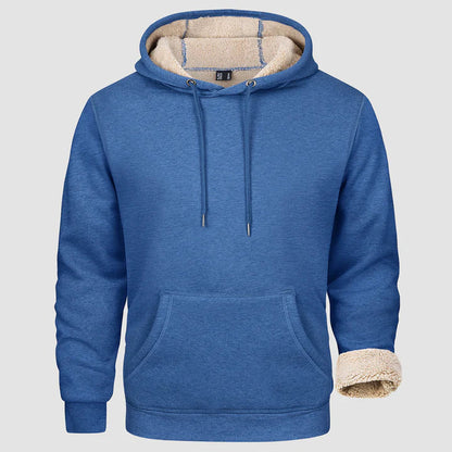 Sweat à Capuche Homme Hiver Doublé et Confortable
