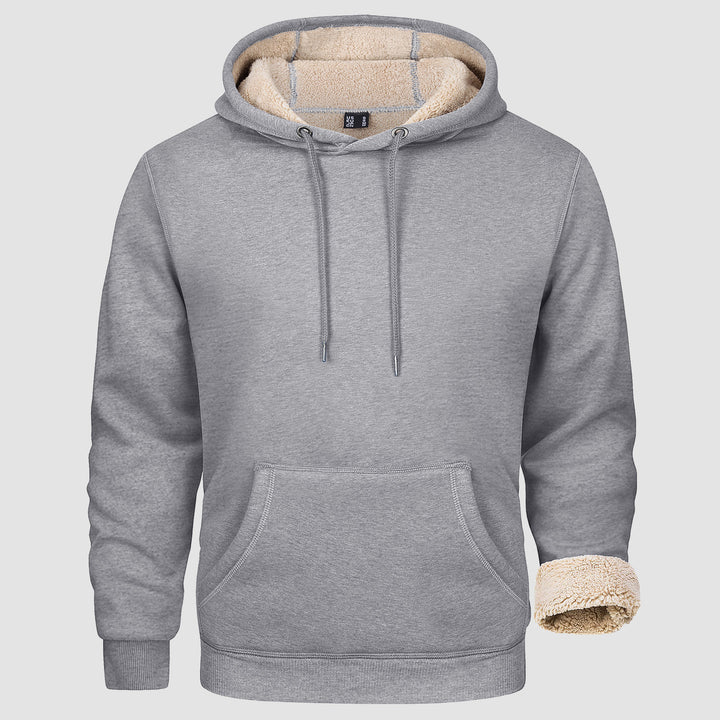 Sweat à Capuche Homme Hiver Doublé et Confortable