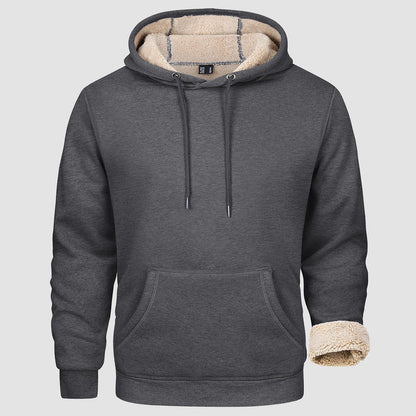 Sweat à Capuche Homme Hiver Doublé et Confortable