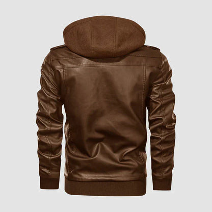 Raoul™ – Blouson Moto Homme en Cuir Élégant et Protecteur Urbain-3