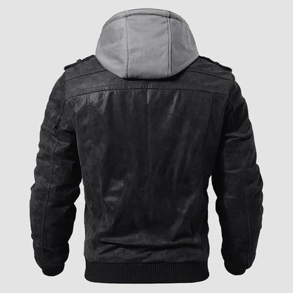 Raoul™ – Blouson Moto Homme en Cuir Élégant et Protecteur Urbain-6