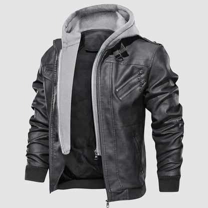 Variant image for Raoul™ – Blouson Moto Homme en Cuir Élégant et Protecteur Urbain-17