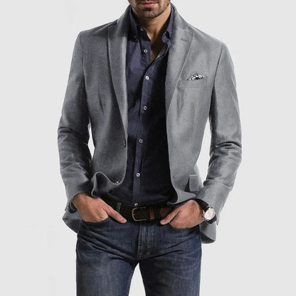 Blazer Homme Détente Un Bouton Élégant