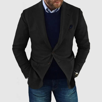 Blazer Homme Détente Un Bouton Élégant
