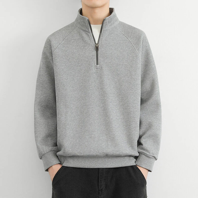 Sweat à capuche homme décontracté zippé