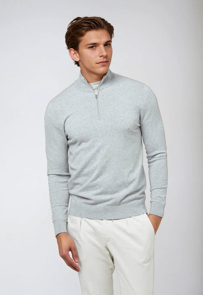 Pull Homme Décontracté à Fermeture Éclair