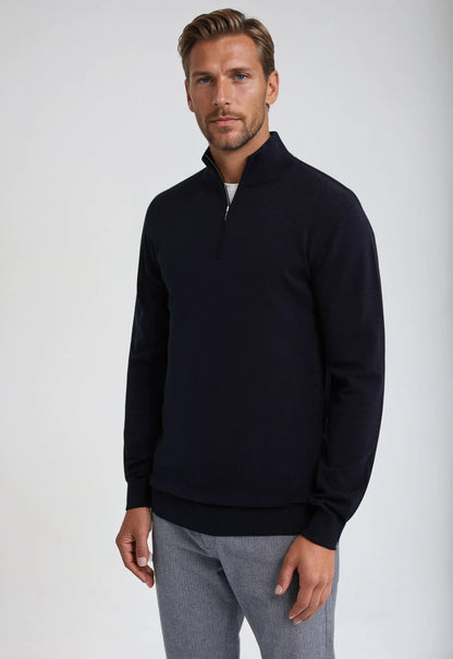 Pull Homme Décontracté à Fermeture Éclair