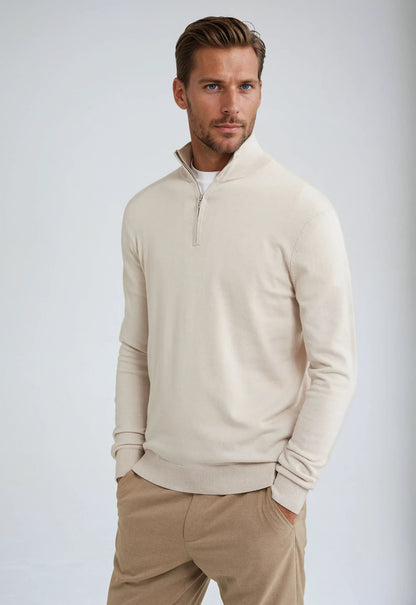 Pull Homme Décontracté à Fermeture Éclair