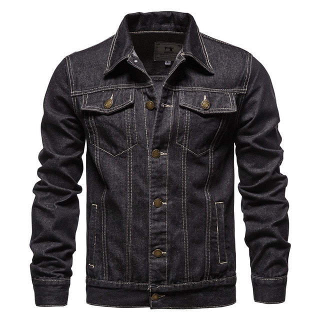 Veste Denim Classique pour Homme - BerlinGlamour