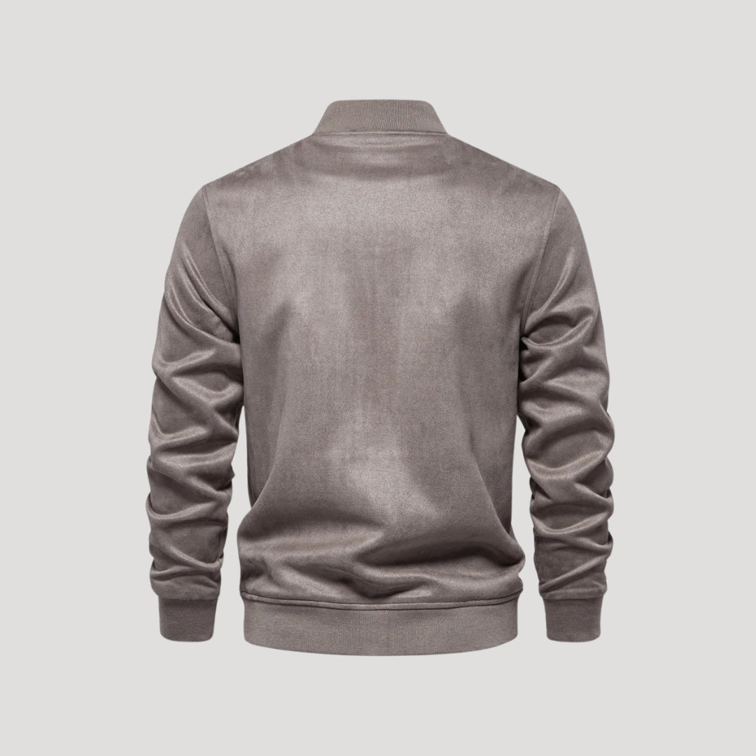 Blouson Cuir Hiver Homme Élégant et Décontracté