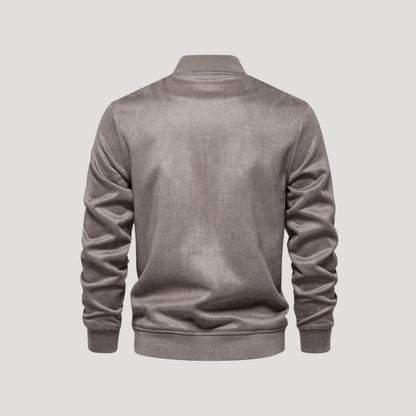 Blouson Cuir Hiver Homme Élégant et Décontracté