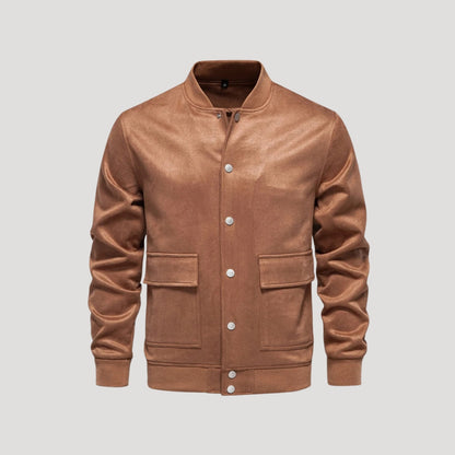 Blouson Cuir Hiver Homme Élégant et Décontracté