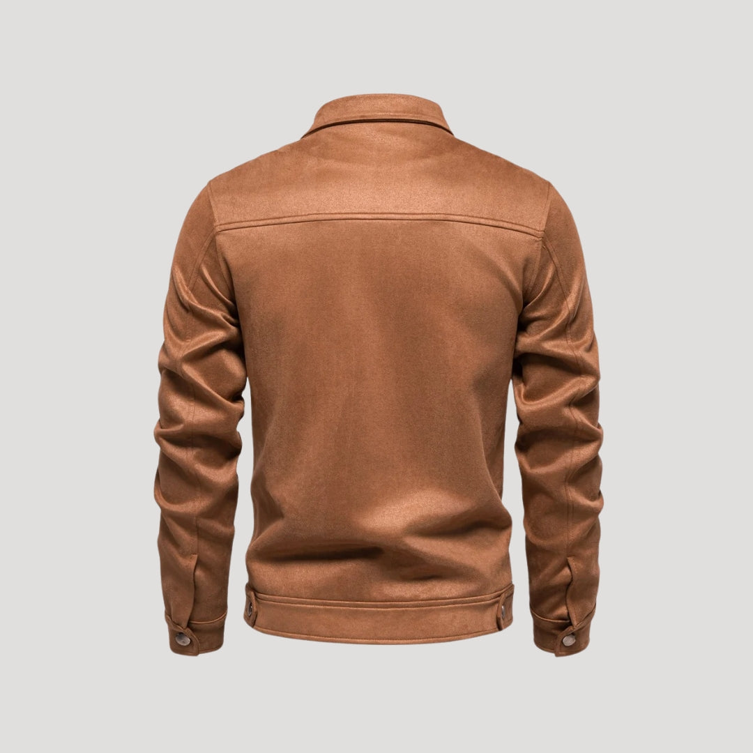 Blouson Cuir Hiver Homme Élégant et Décontracté