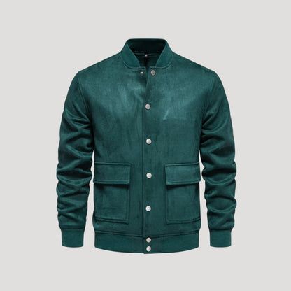 Blouson Cuir Hiver Homme Élégant et Décontracté