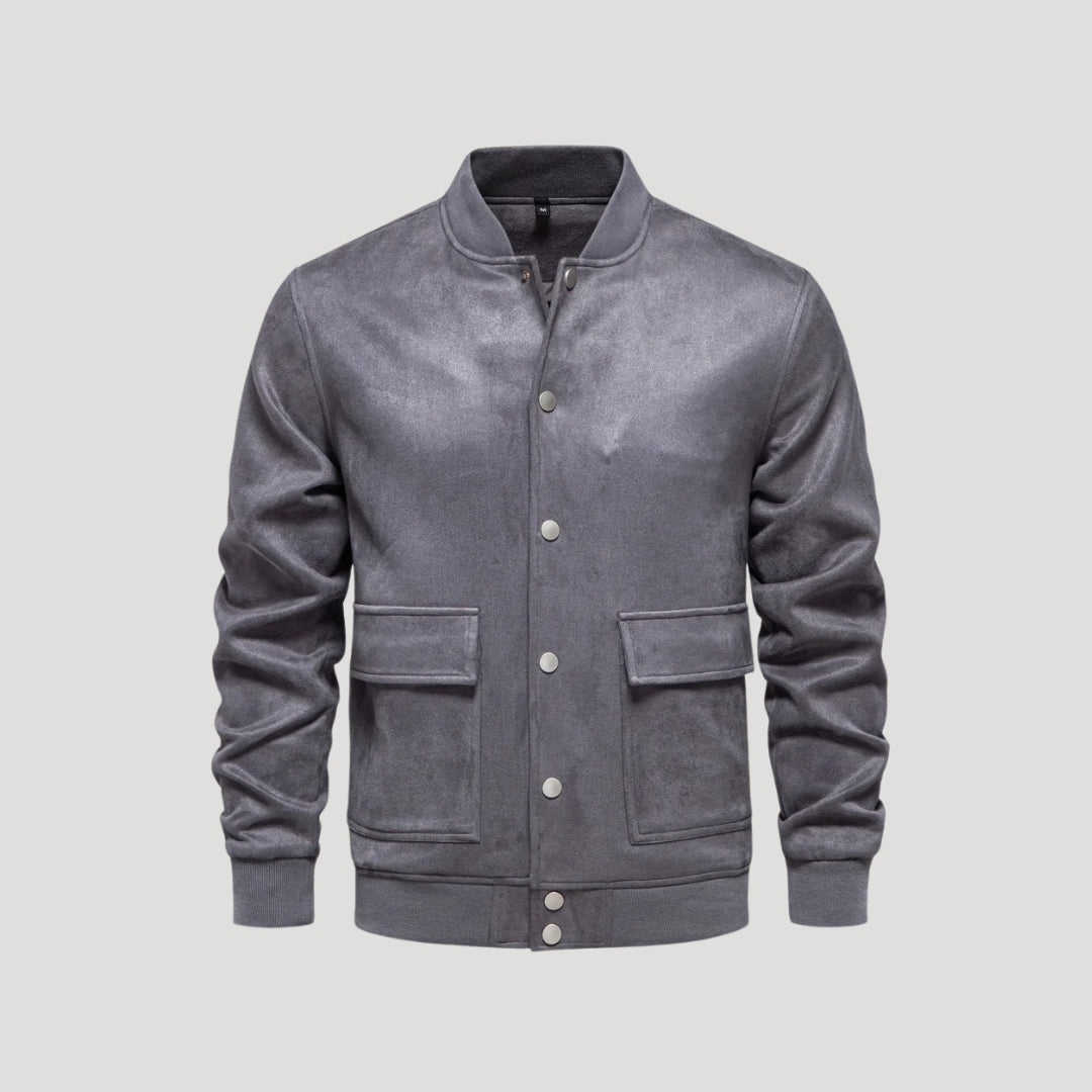 Blouson Cuir Hiver Homme Élégant et Décontracté