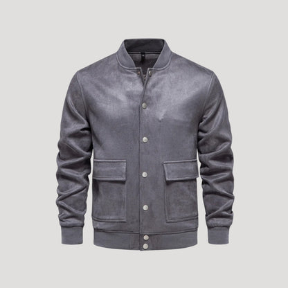 Blouson Cuir Hiver Homme Élégant et Décontracté