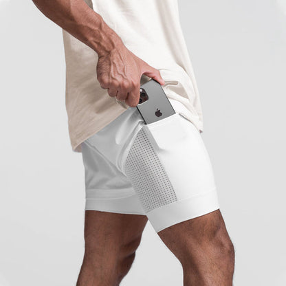 Shorts Fitness Homme Confort et Élastique