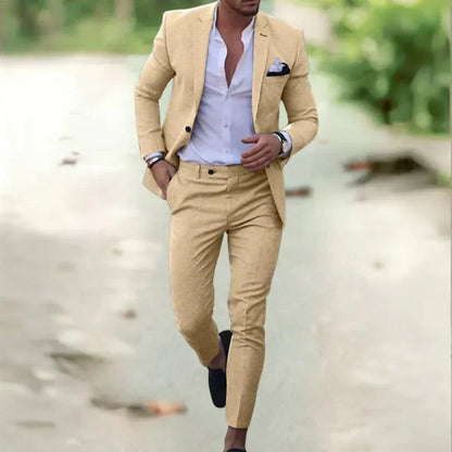 Costume Mariage Homme Classique Noir