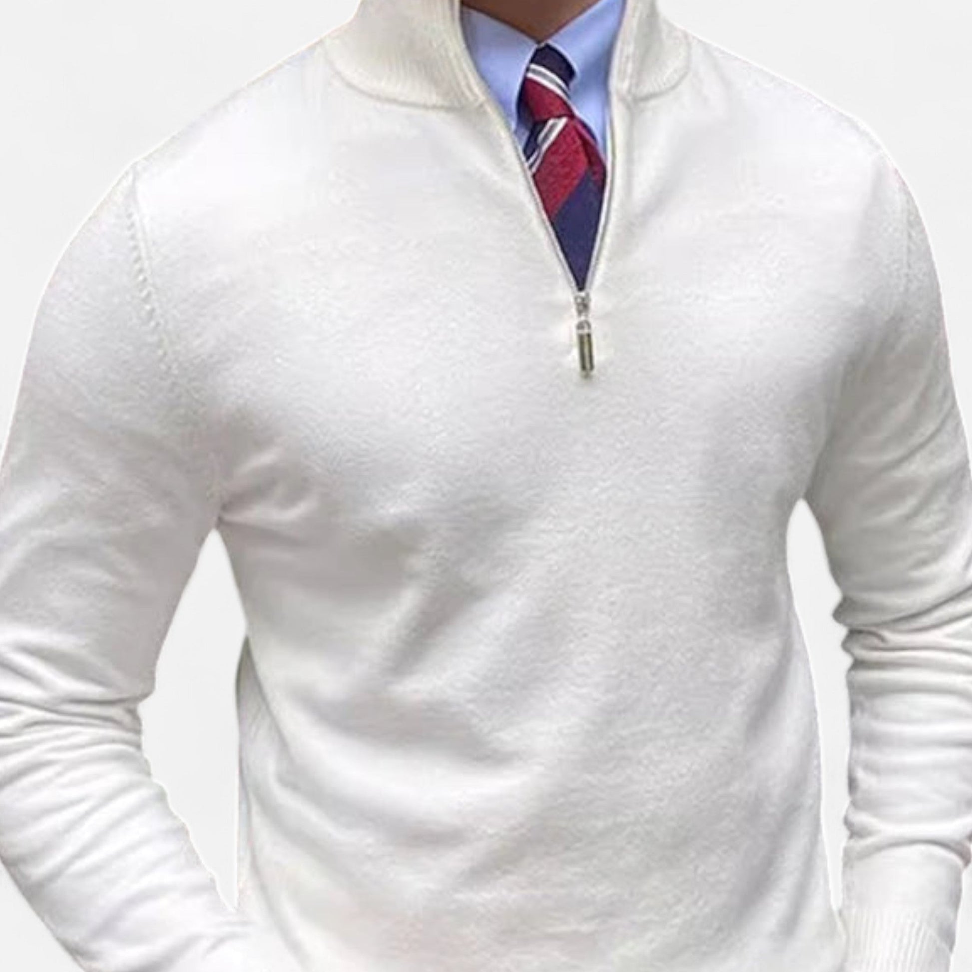 Pull Homme Col Zip Printemps Décontracté - BerlinGlamour